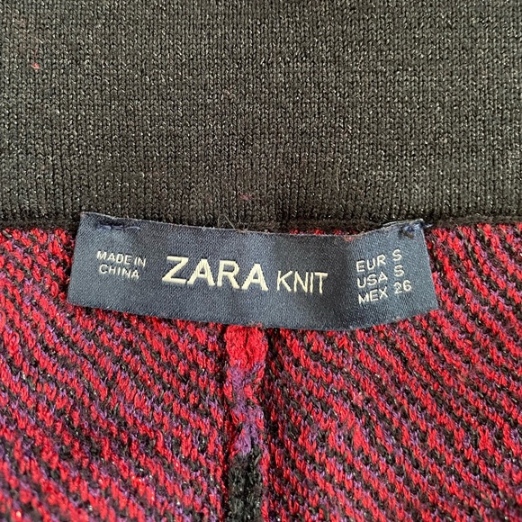 Zara Knit geometric print flare pants ♦️🟪 - Picture 15 of 15